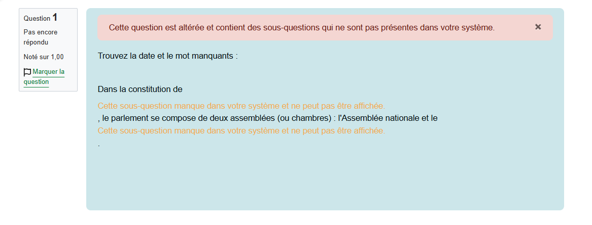 image du bug