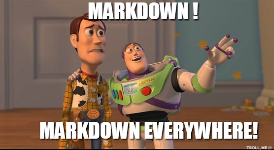 Markdown Everywhere !